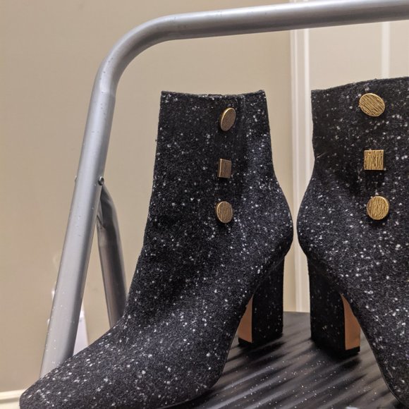 Charles and Keith Vintage Button Detail Calf Boots - Picture 6 of 9